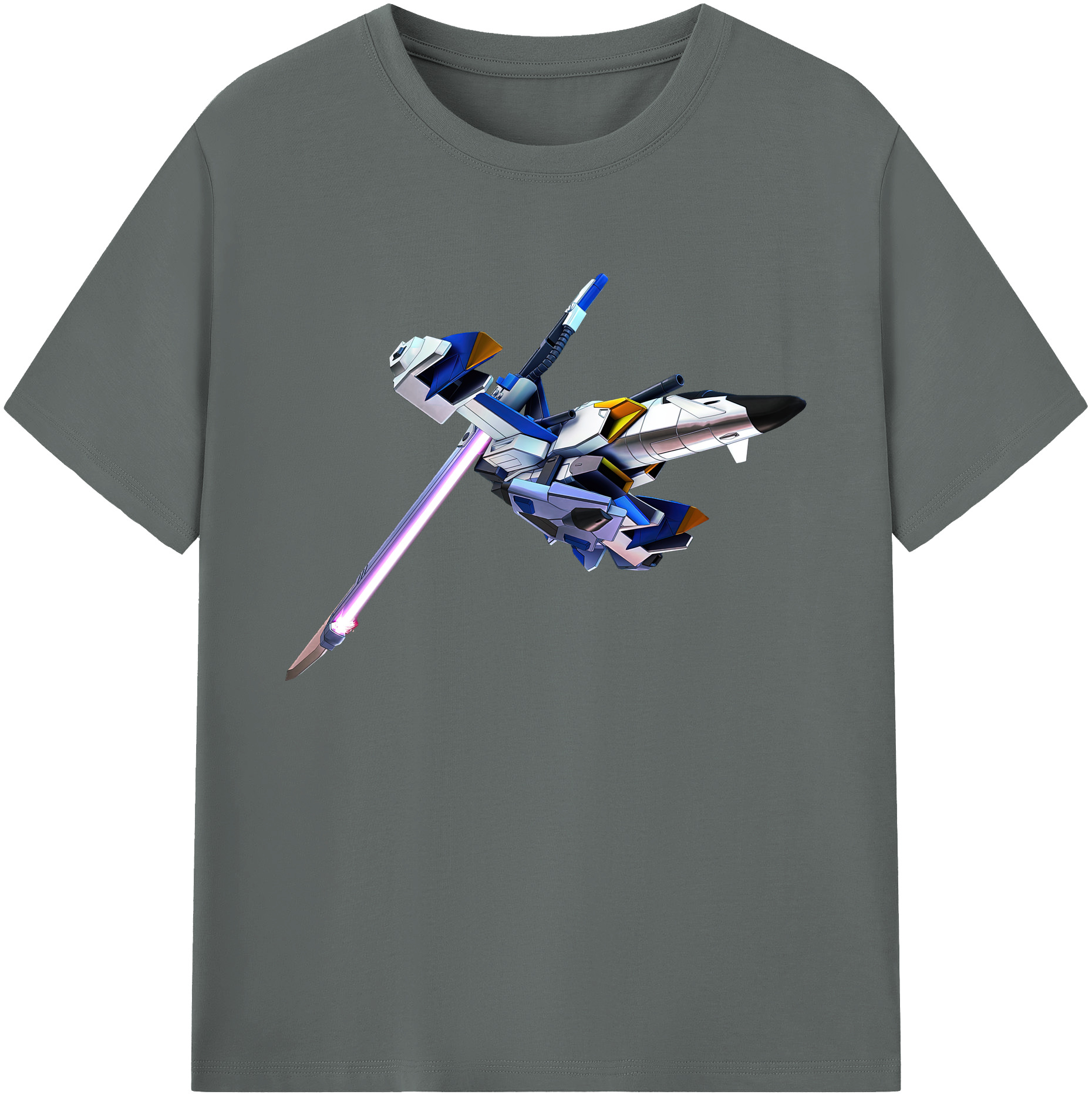 （画像用） 機動戦士ガンダム Mobile Suit Gundam 綿100％ メンズ半袖Tシャツ｜肌触りやわらか＆通気性